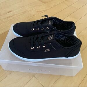 BOBS from Skechers Black Sneakers with White Soles